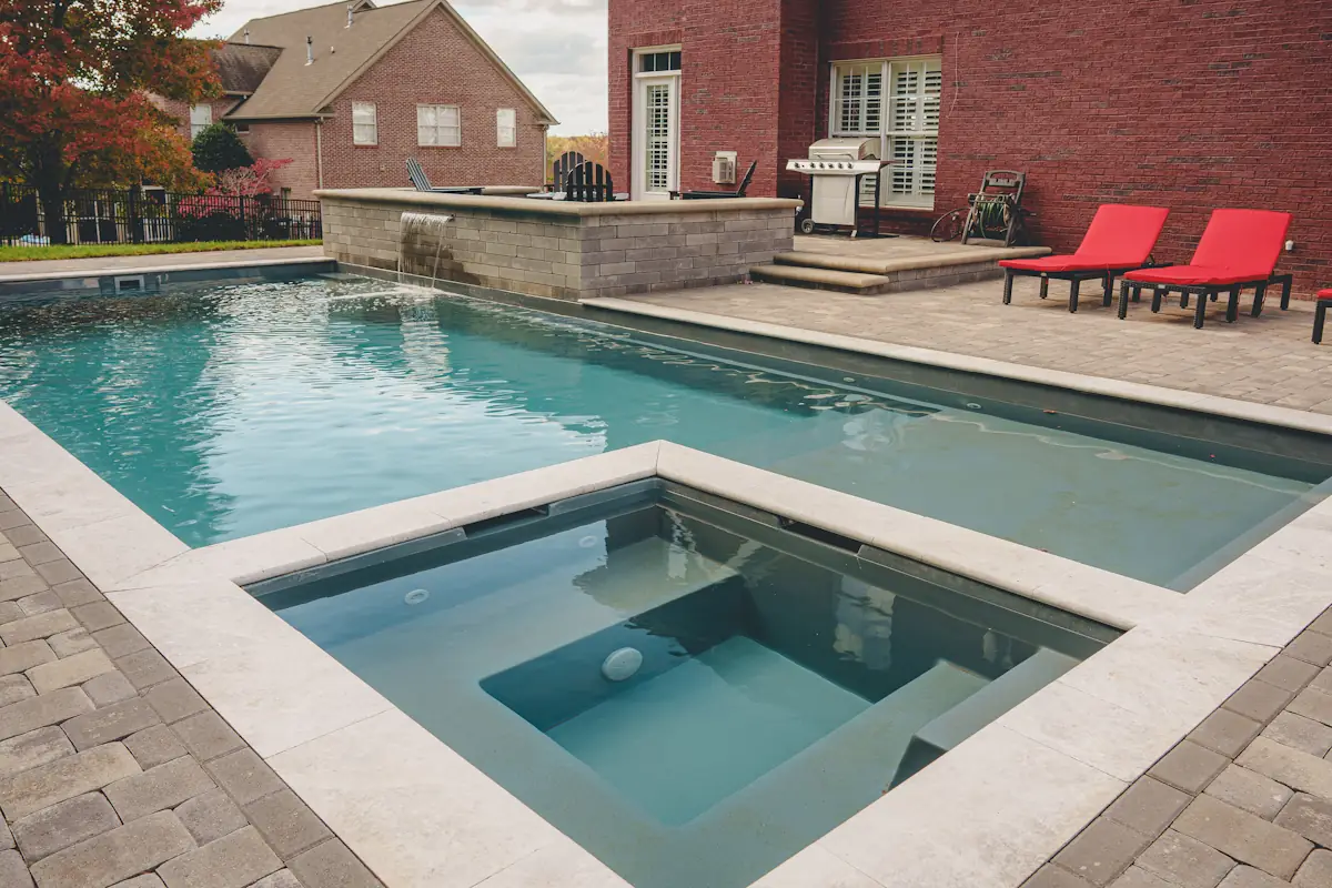 The Ultimate™ 35 integrated pool and spa masterpiece