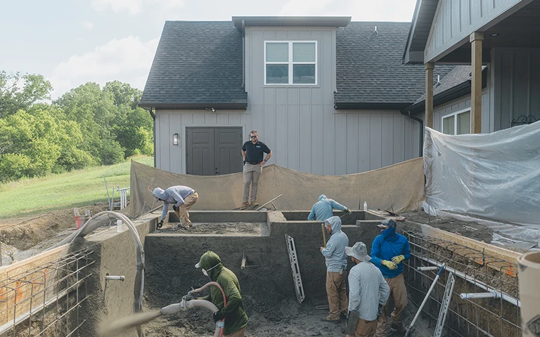 loys pools custom gunite pool builder east tennessee build 01